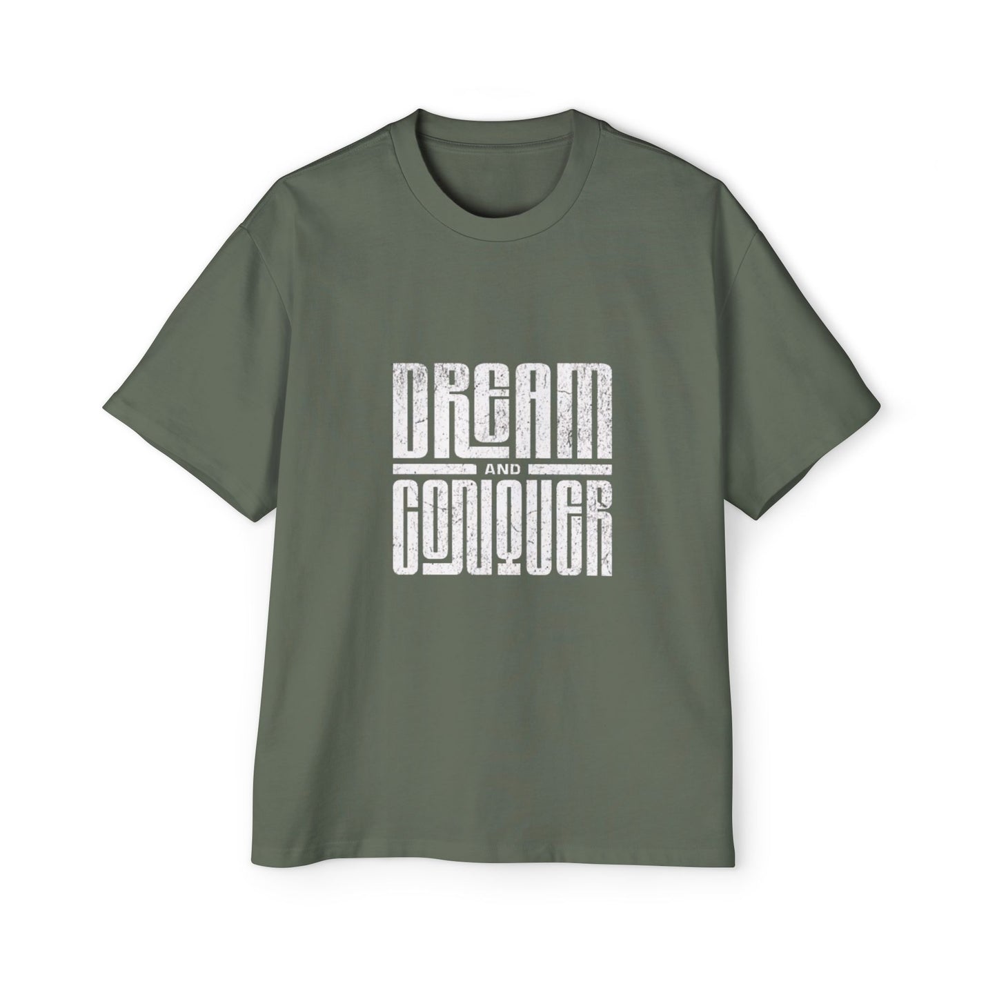 'Dream and Conquer' - Oversized Tee
