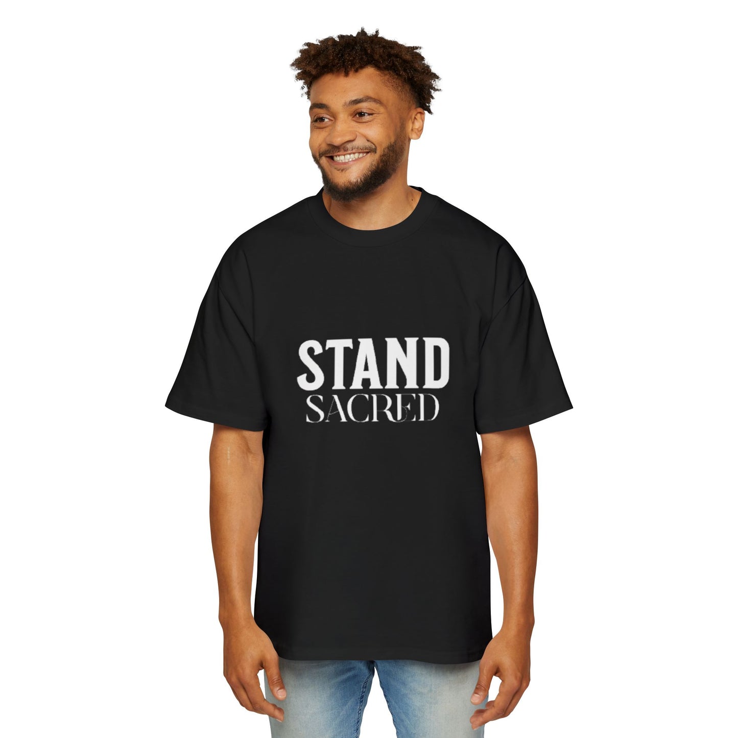'Stand Sacred' - Oversized Tee