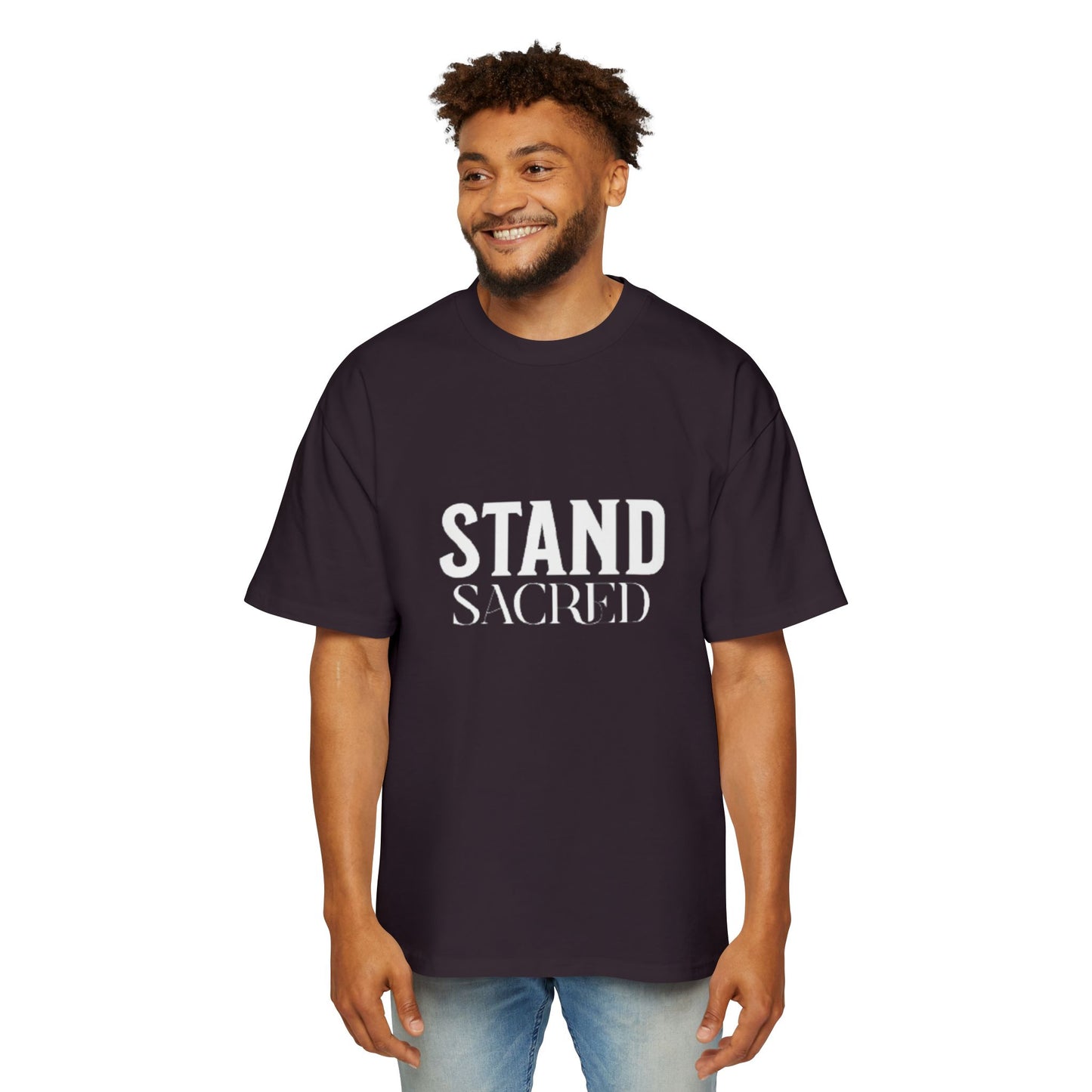 'Stand Sacred' - Oversized Tee