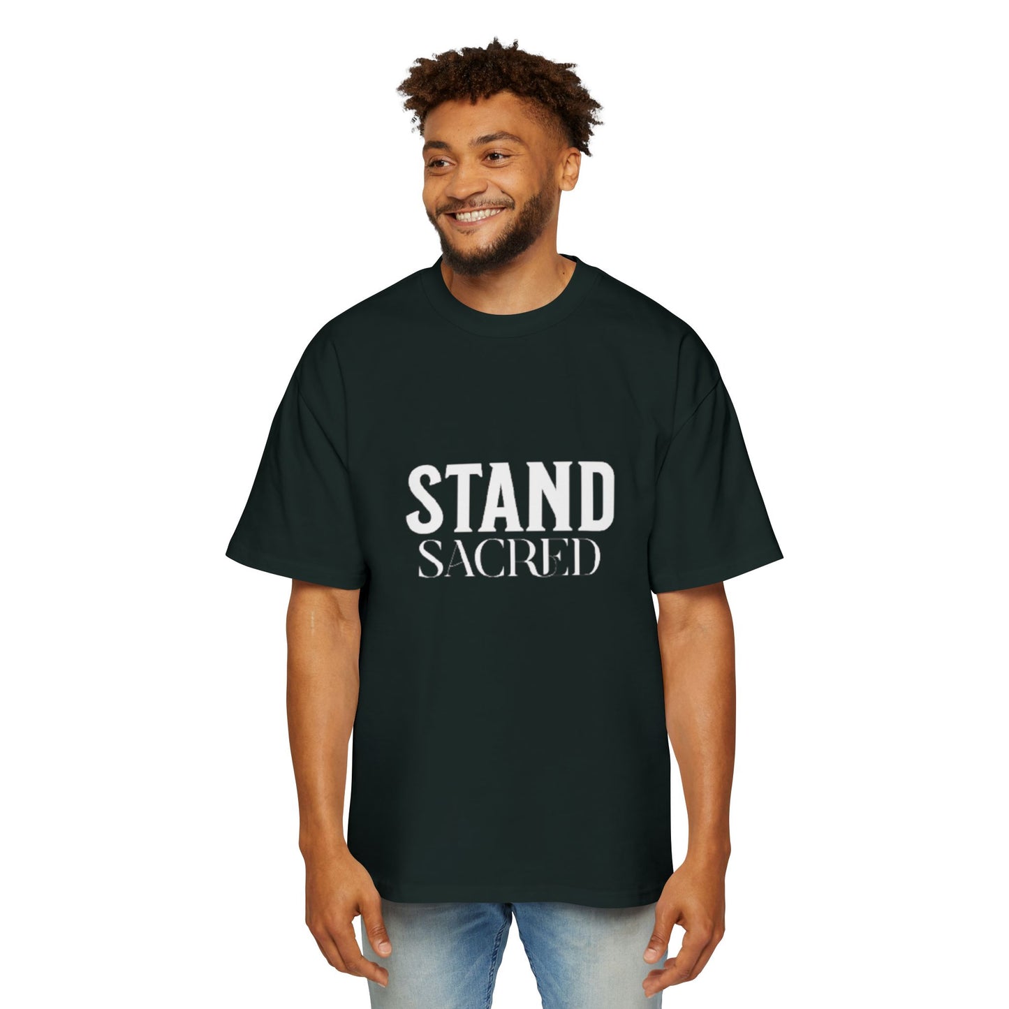 'Stand Sacred' - Oversized Tee